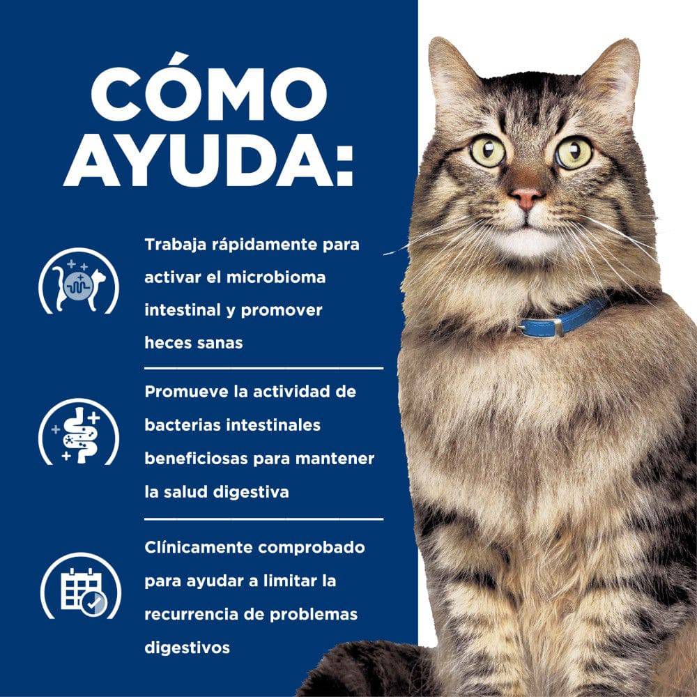 Hill's Prescription Diet Gastrointestinal Biome, Cuidado Digestivo, para Gato, 1.8 Kg - AniMALL