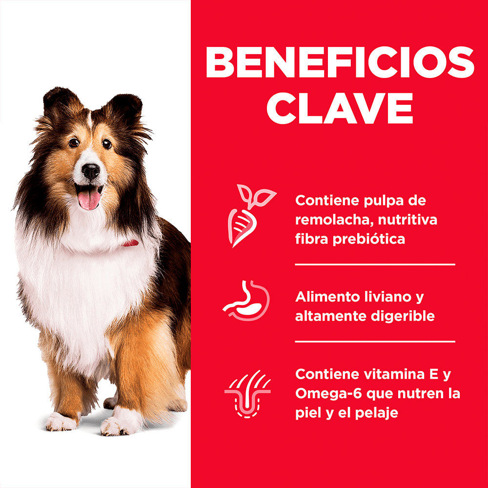 Hill's Science Diet Adult Sensitive Skin & Stomach, alimento para perro adulto, piel y estómago sensibles 1.8Kg - AniMALL