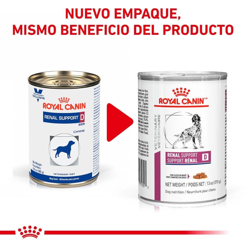 12 Latas Royal Canin Vet Renal Support D Canine 385 gr - AniMALL