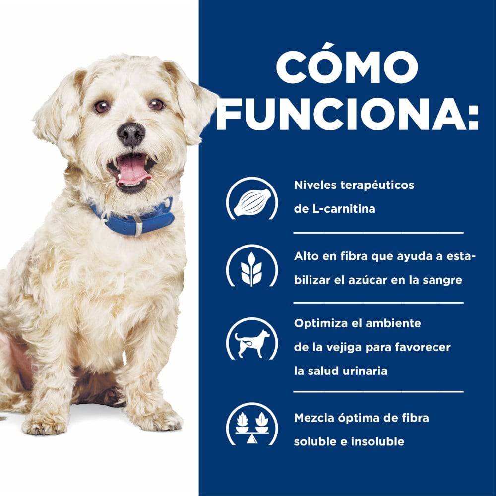 12 Latas Hill's Prescription Diet w/d, Manejo Peso/Glucosa, con Pollo para Perro, 369 g - AniMALL