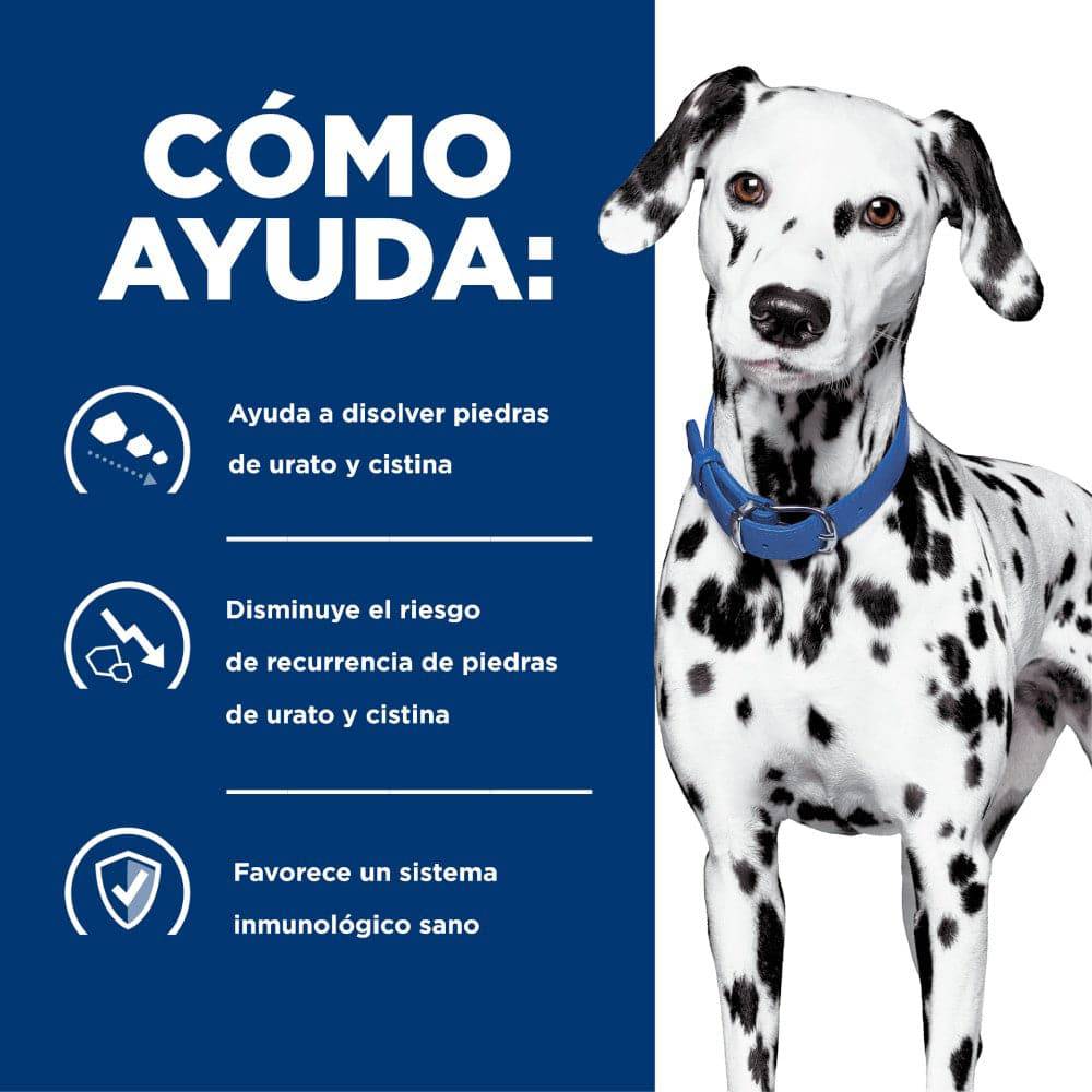 Hill's Prescription Diet u/d, Cuidado Urinario, Alimento Seco para Perro, 3.9 Kg - AniMALL