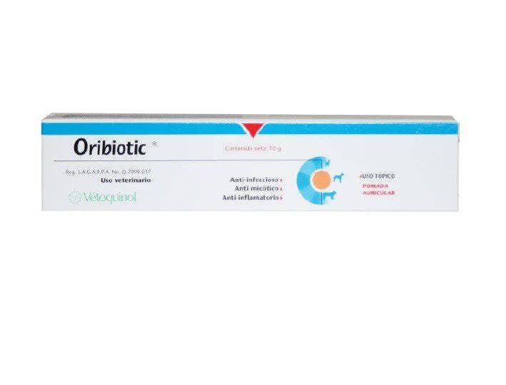 CORTA CADUCIDAD 15 Jul 2026 - ORIBIOTIC POMADA OTICA 10G VETOQUINOL