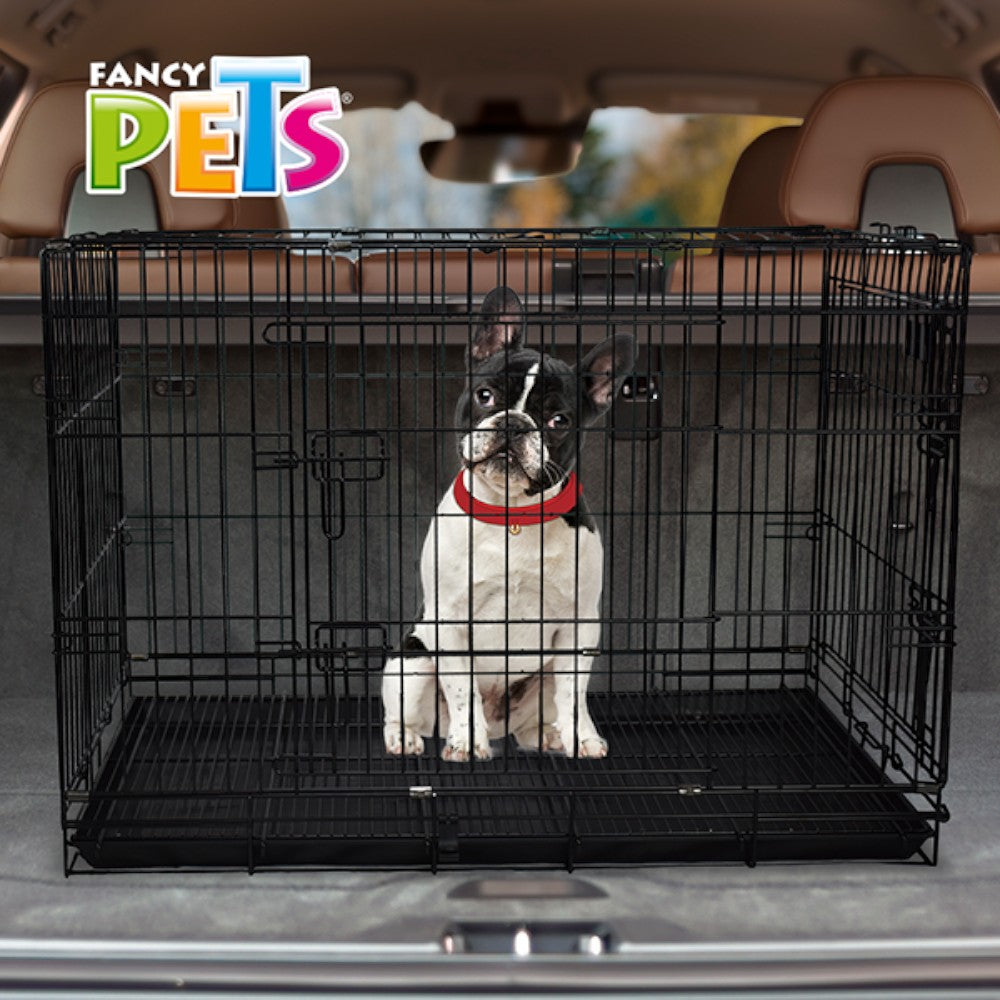 Jaula Metálica para perros Plegable Extra Grande Fancy Pets