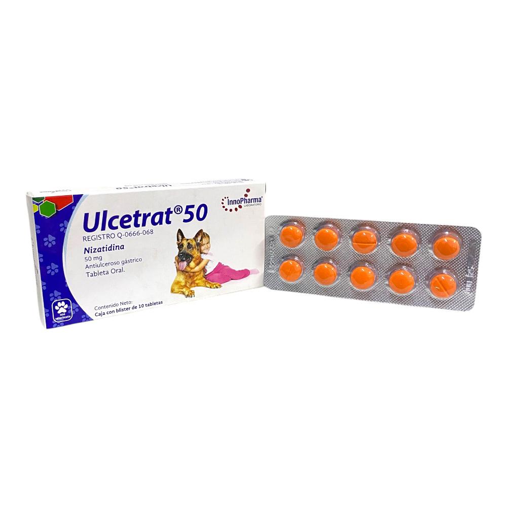 InnoPharma Ulcetrat 50 mg Caja con Blister 10 Tabletas