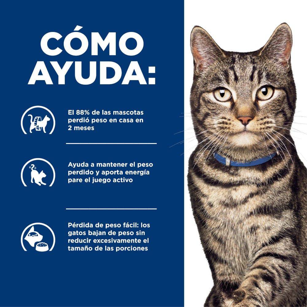 Hill's Prescription Diet Metabolic, Pérdida y Mantenimiento del Peso, para Gato, 8 Kg - AniMALL