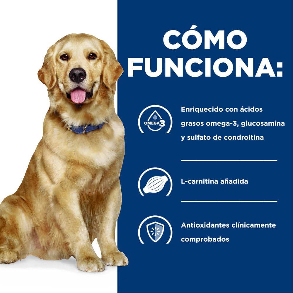 Hill's Prescription Diet j/d, Cuidado de Articulaciones, para Perro, 3.9 Kg - AniMALL
