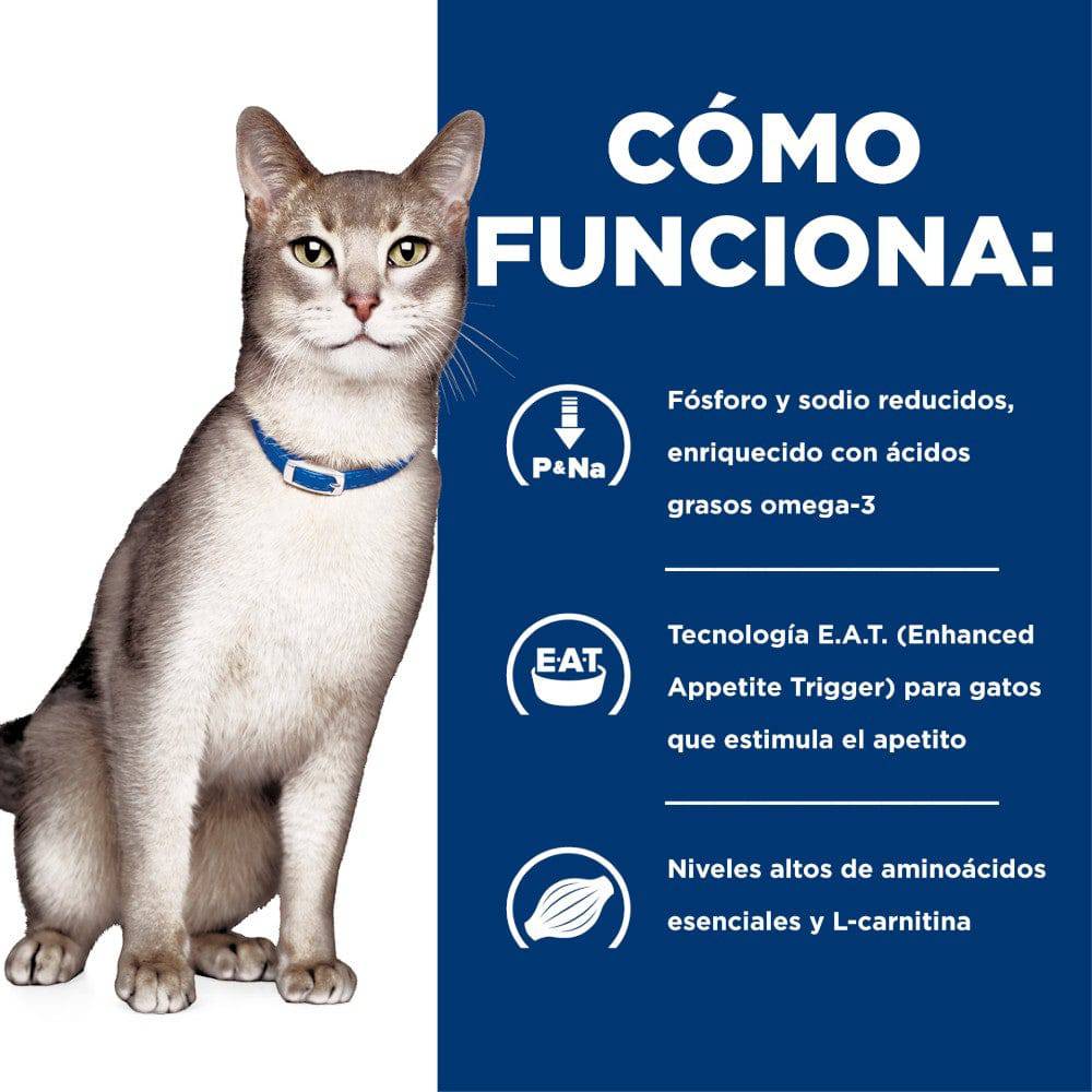Hill's Prescription Diet k/d, Cuidado Renal, para Gato, 3.9 Kg - AniMALL