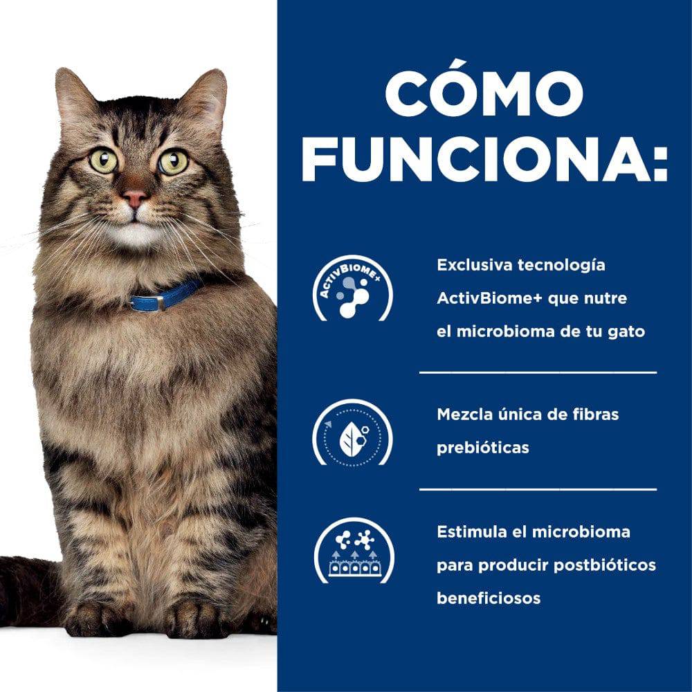 Hill's Prescription Diet Gastrointestinal Biome, Cuidado Digestivo, para Gato, 1.8 Kg - AniMALL