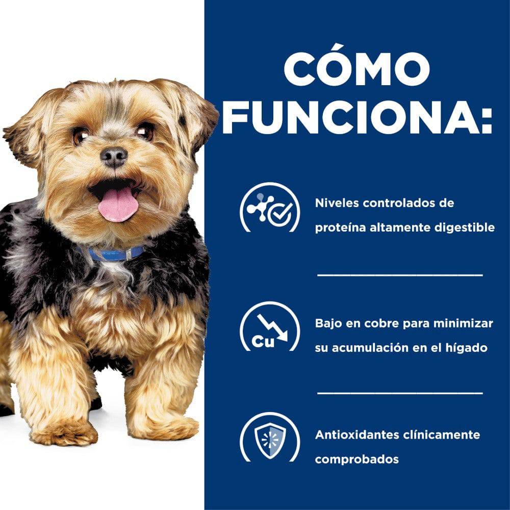 12 Latas Hill's Prescription Diet l/d, Cuidado Hepático, para Perro con Pollo, 369 g - AniMALL