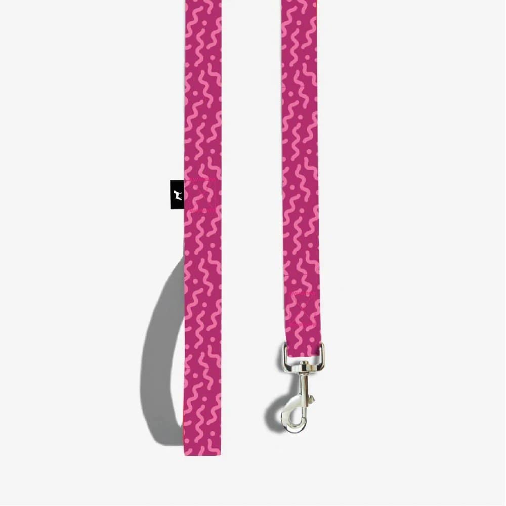 Correa cintilla y costuras reforzadas spaguetti fucsia 120 cm - AniMALL