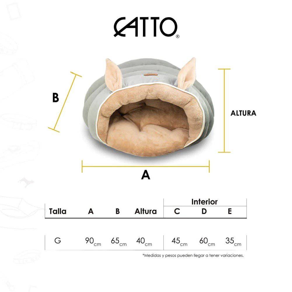Cama Para Gato Estilo Cueva Talla L - AniMALL