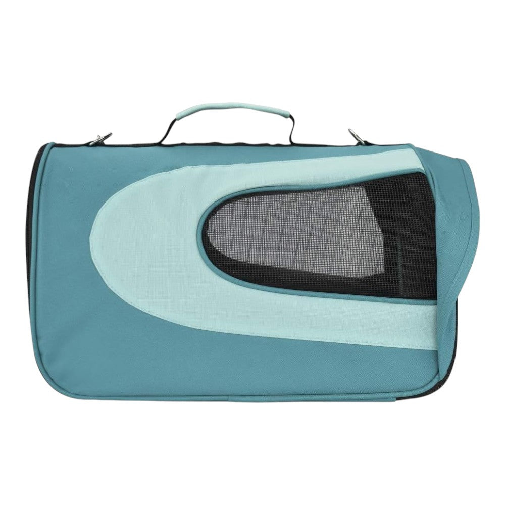 Transportadora Fancy Pets  Azul con Visera CH