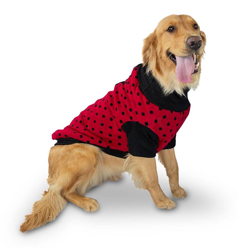 Suéter Rojo Estampado de Circulos Talla 14 - AniMALL