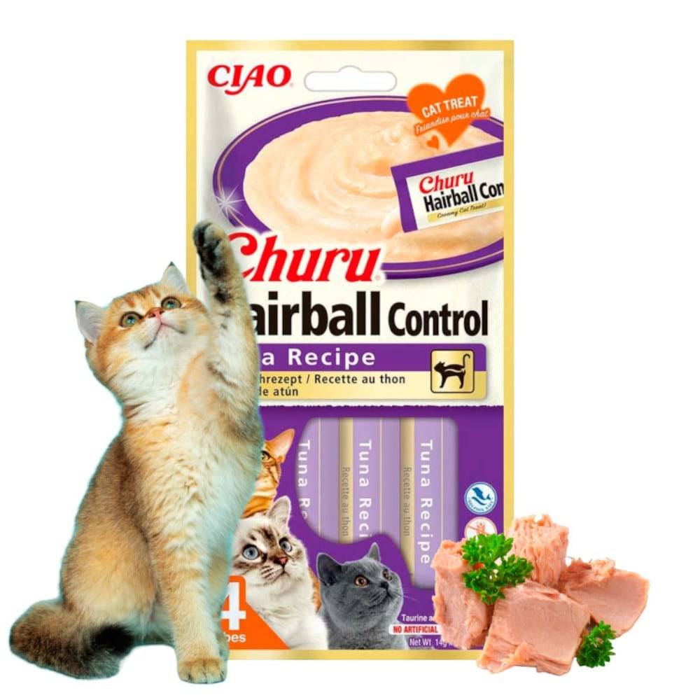 Churu Premios para Gato Atún Hairball Controll