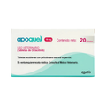 Apoquel 20 tabletas 16 mg para perros con dermatitis atópica y prurito alérgico, oclacitinib veterinario Zoetis