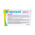 Apoquel masticable 20 tabletas 3.6 mg para perros con dermatitis atópica y prurito alérgico, oclacitinib Zoetis