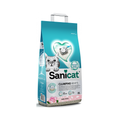 Arena para Gato Sanicat Aglutinante Aroma Pétalos de Rosa 8 Litros