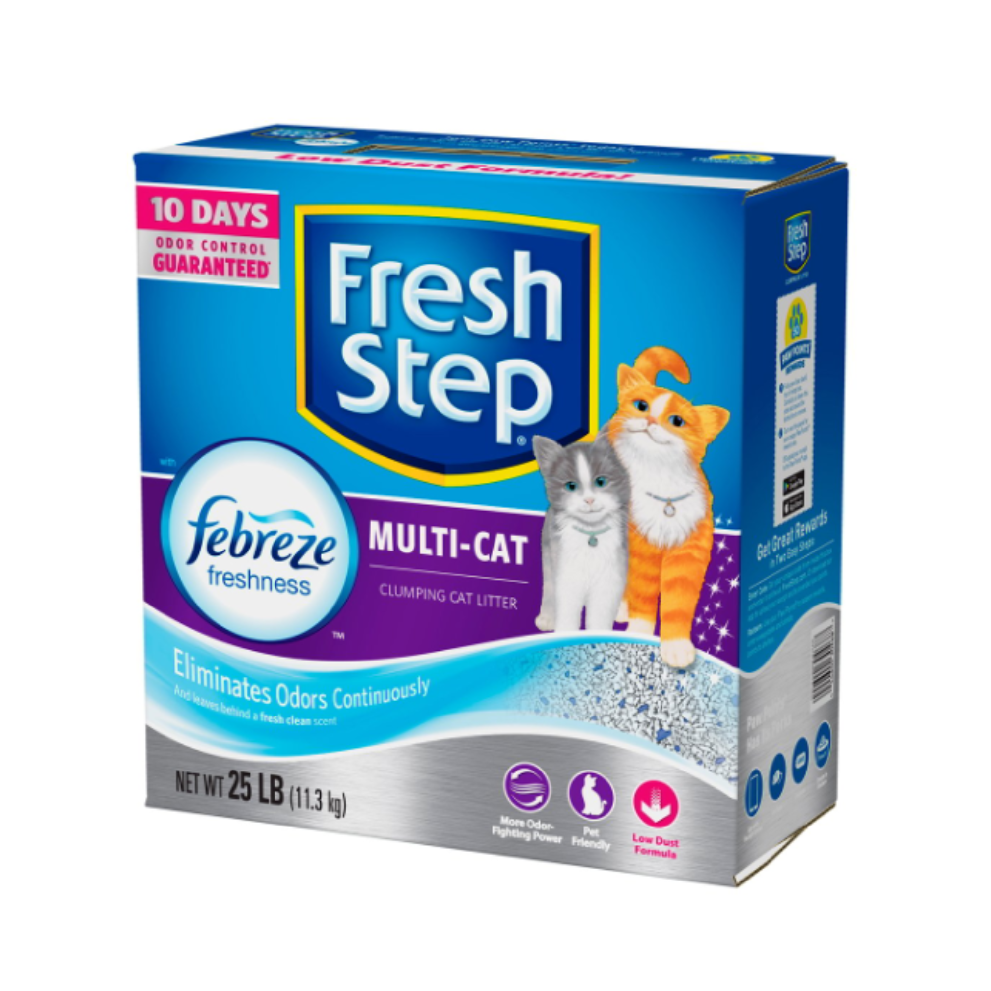 Arena para Gato Fresh Step 11.3 kg - Control de Olores y Aglutinante