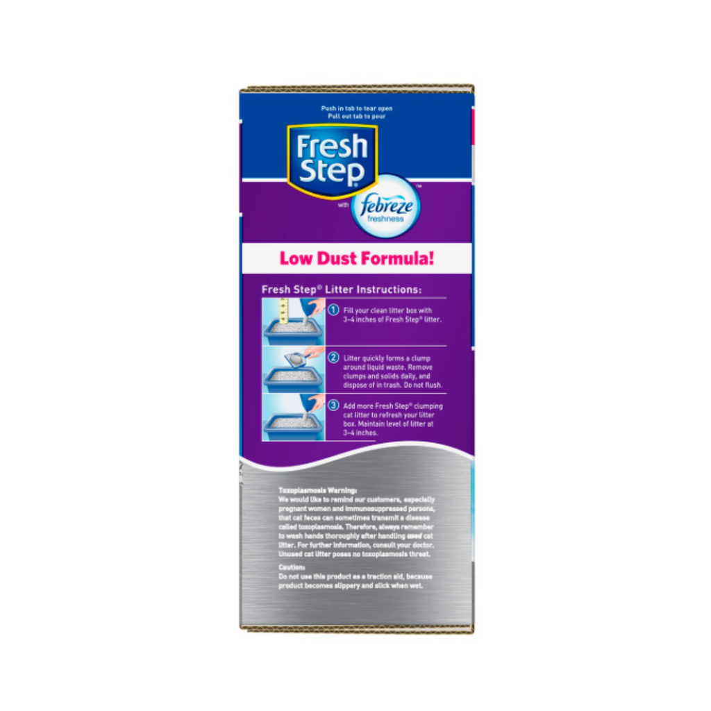 Arena para Gato Fresh Step 11.3 kg - Control de Olores y Aglutinante