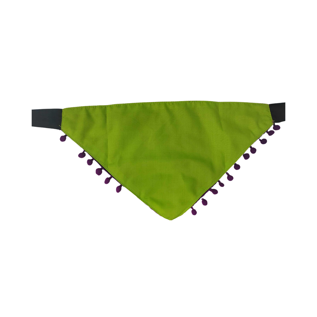 Perritos House Bandana de Halloween para Hembra Talla L Fantasma BOO con Detalles de Colores