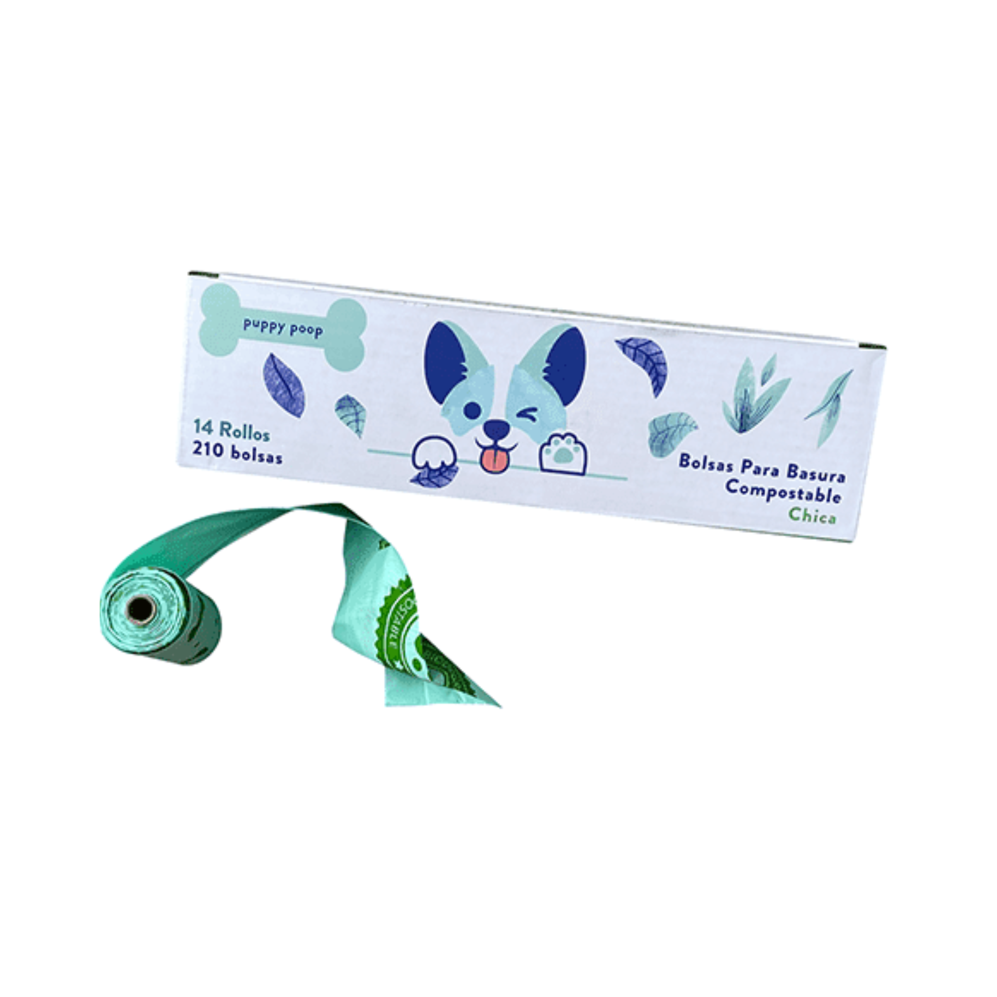 Baglife Bolsas para Desechos de Perro Puppy Poop 14 Rollos