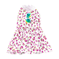 CATM Vestido de Flores con Flor Talla 6 para Gato