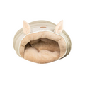 Cama Para Gato Estilo Cueva Color Beige Talla L - AniMALL
