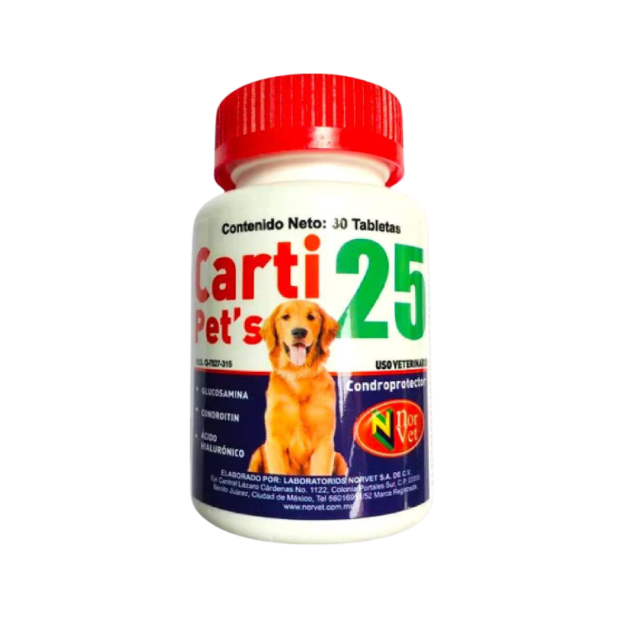Carti Pets 25 Condroprotector con 30 tabletas Norvet