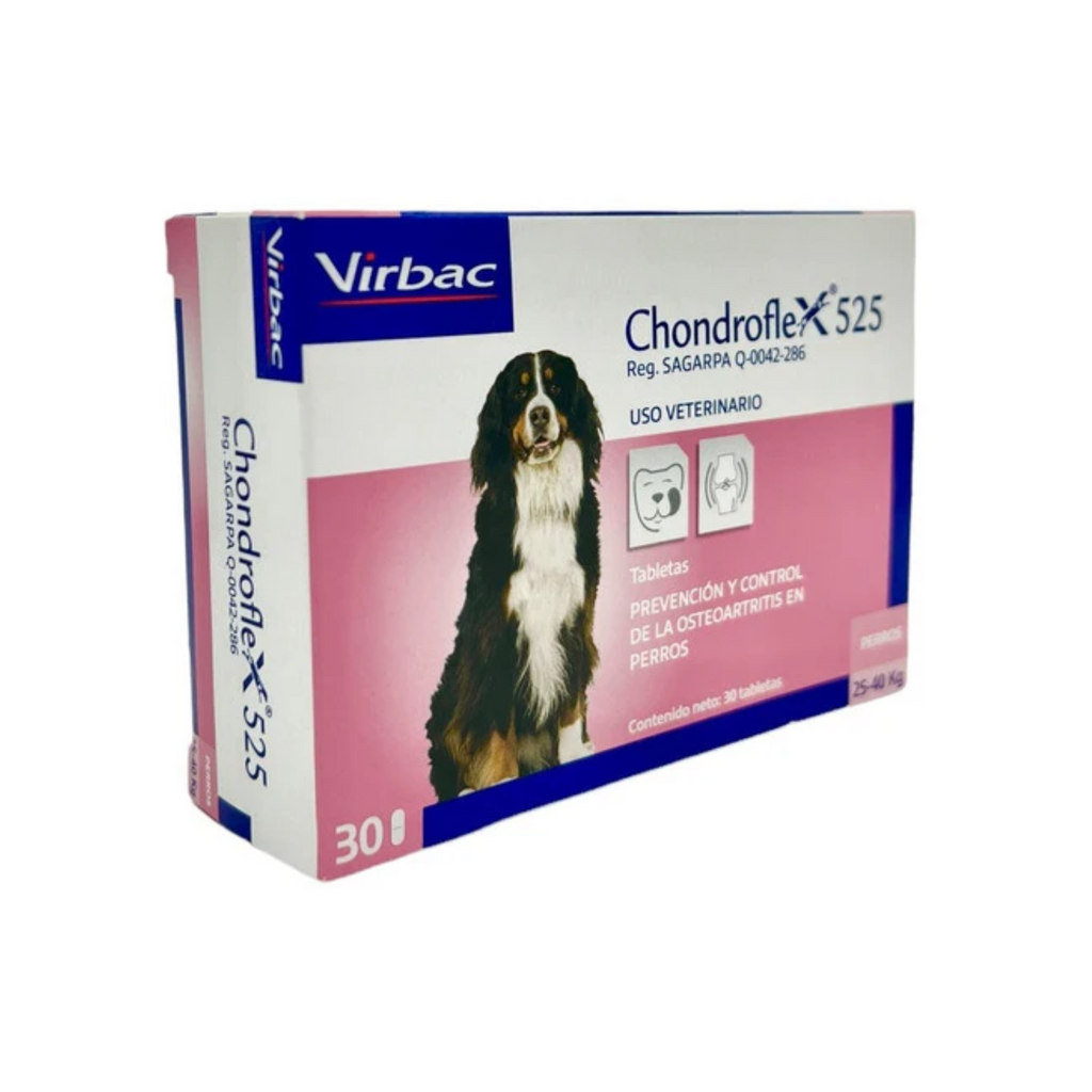 Chondroflex 525 mg Virbac tabletas para salud articular y movilidad en perros y gatos