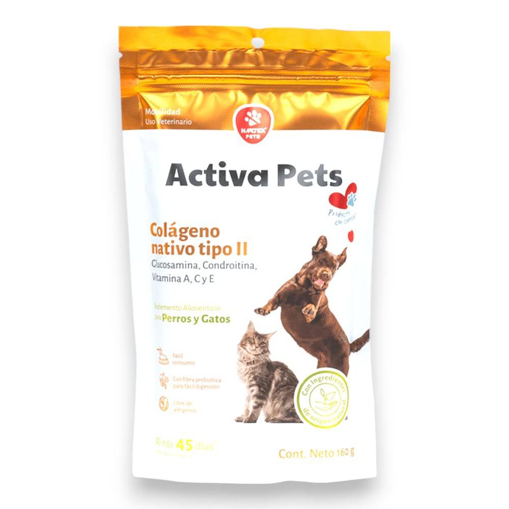 Colageno para perros y gatos Nártex Activa Pets 160 g