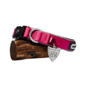 Dogness Collar Reflectivo Color Rojo Para Perro Talla M
