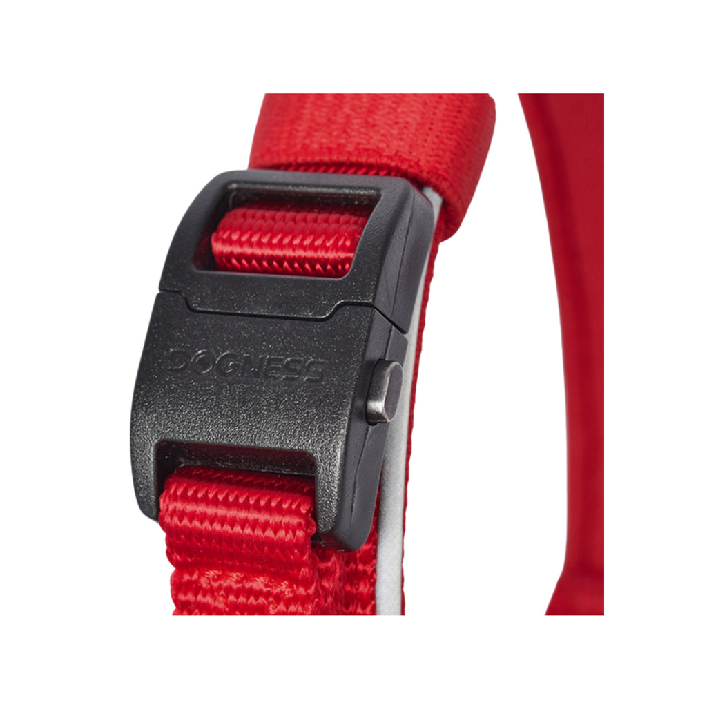 Dogness Collar Reflectivo Color Rojo Para Perro Talla XL