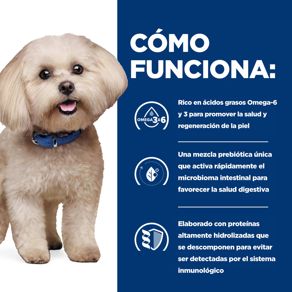 Hill's Prescription Diet z/d Small Bites, Sensibilidades Alimentarias, para Perro, 3.2 Kg