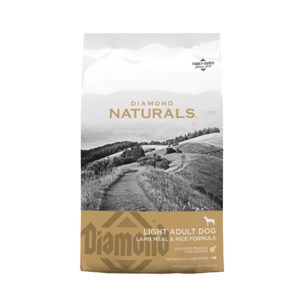 Diamond Naturals Adulto Light Cordero y Arroz 6.79 Kg – Bajo en calorías