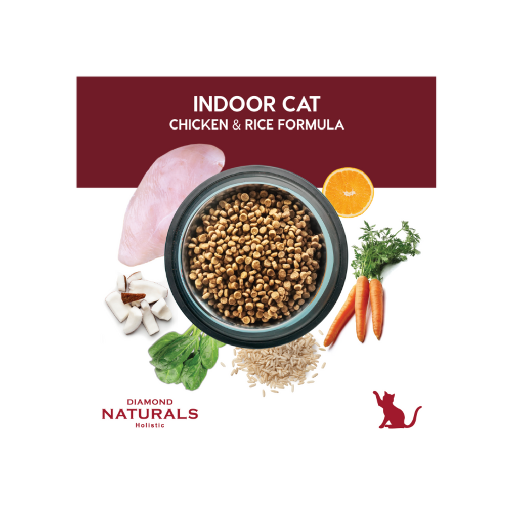 Alimento Diamond Indoor Cat control de peso y bolas de pelo