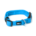 Dogline Collar de Microfibra Color Azul Talla Mediano