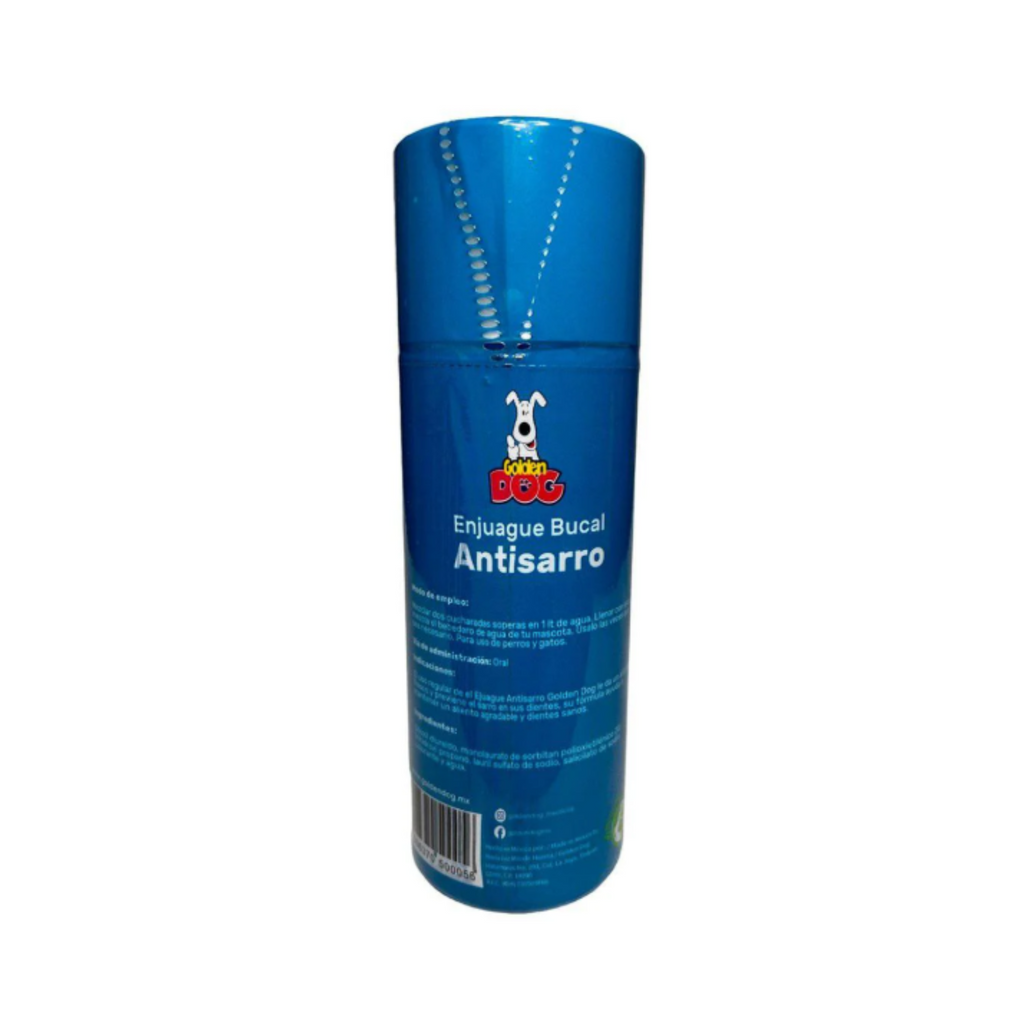 Enjuague Bucal Antisarro 240 ml Golden Dog