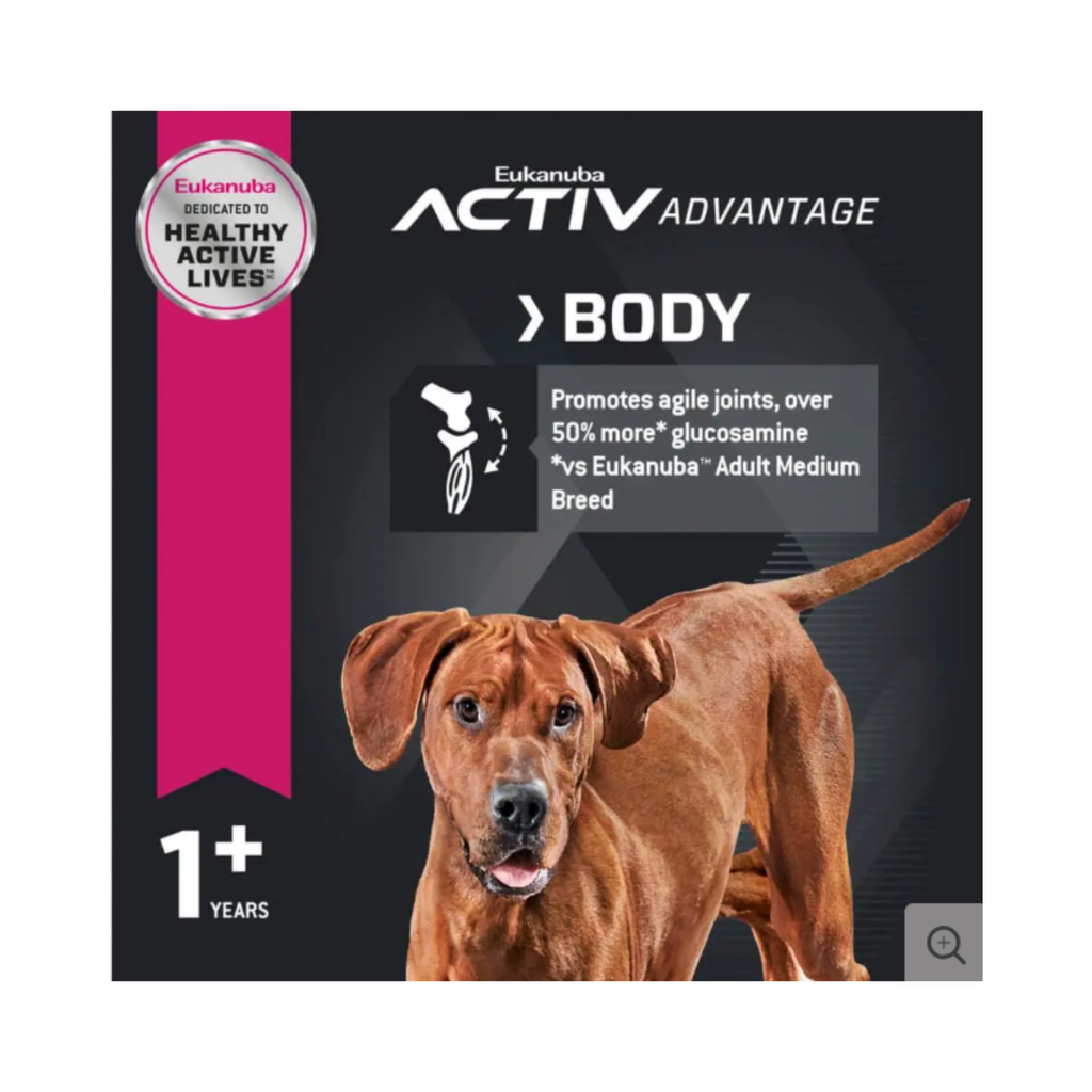 Eukanuba Adulto Raza Grande 13.61 kg, croquetas con fibras naturales y prebióticos para salud digestiva