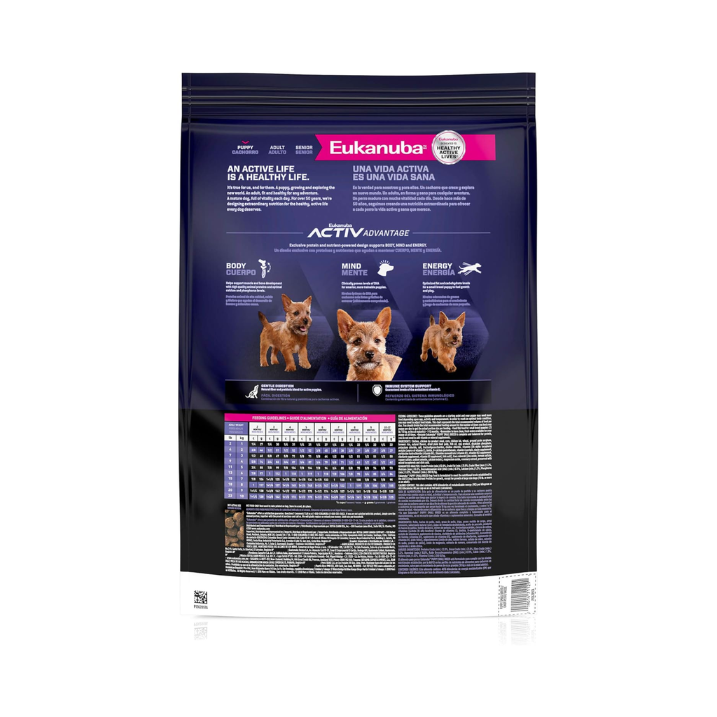 Bolsa Eukanuba Puppy Small Breed para cachorro de raza pequeña
