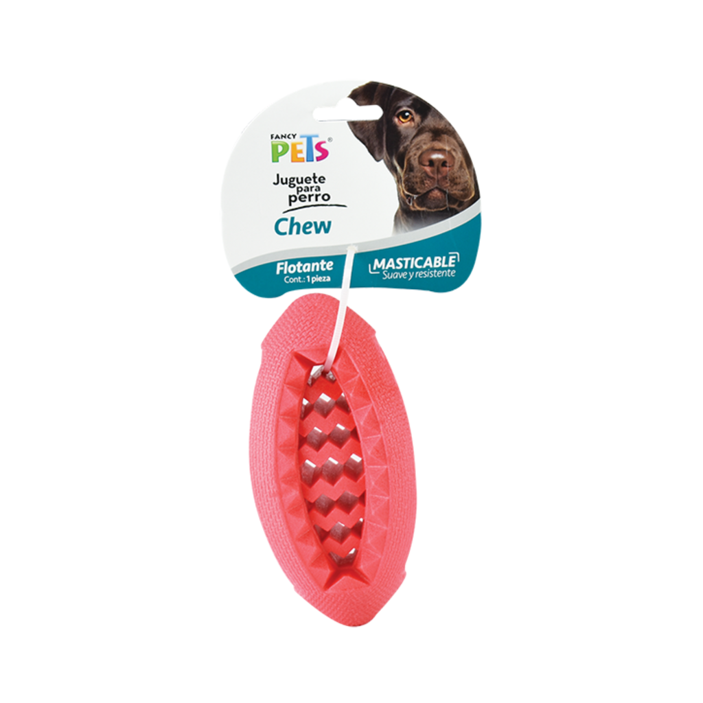 Fancy Pets Juguete Masticable Balón Americano Mediano para Perro