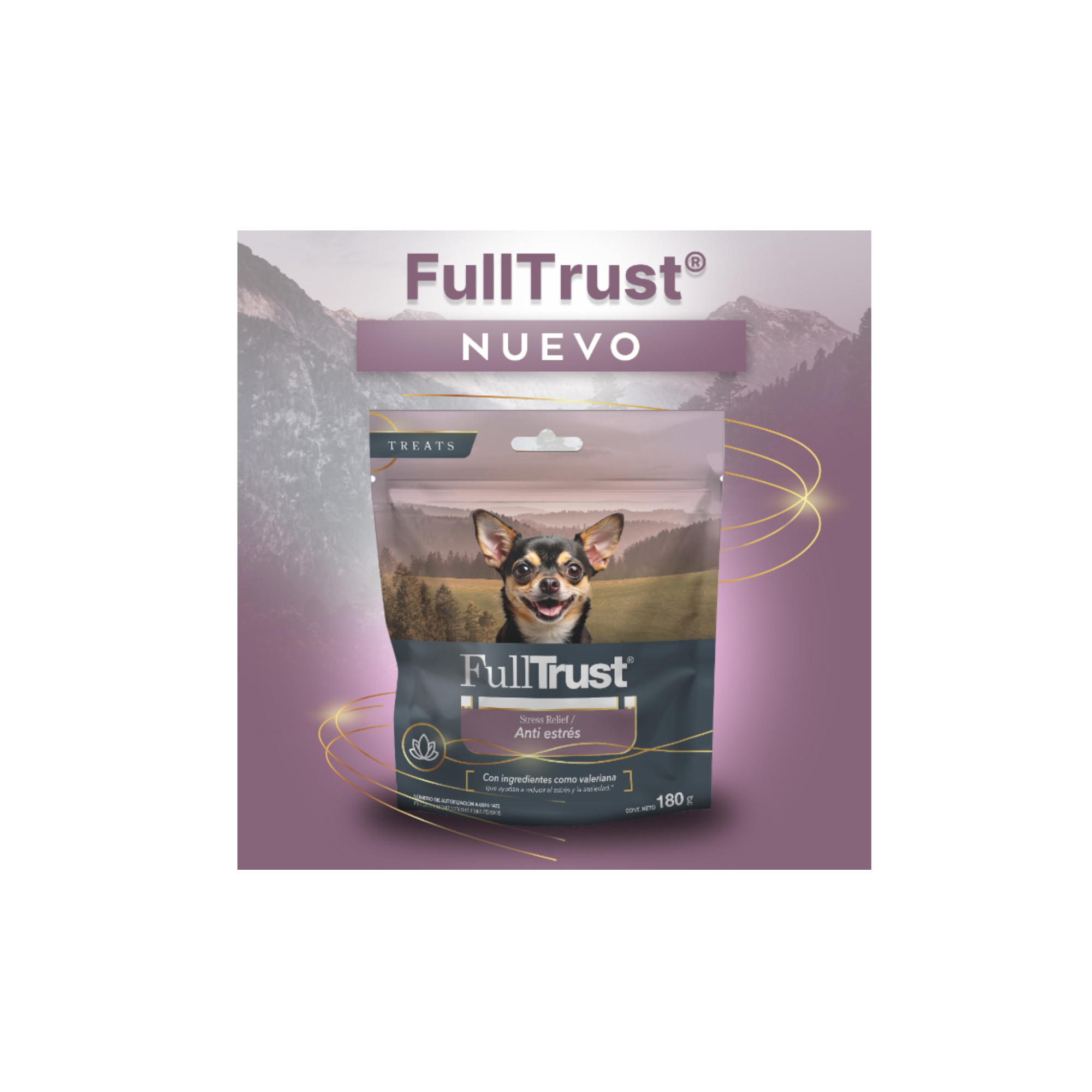 FullTrust Premios Stress Relief Anti Estrés para Perro 180 g