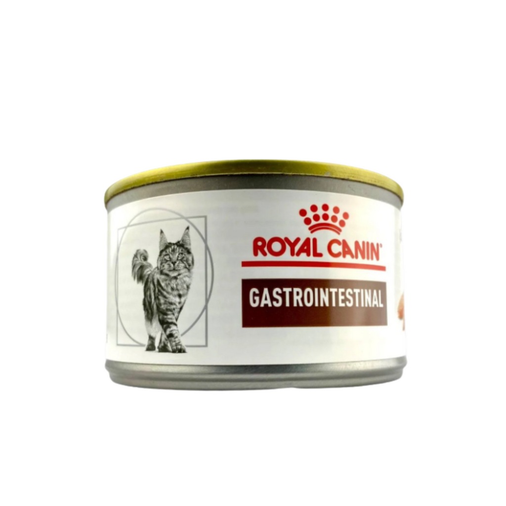 24 latas Royal Canin Gastrointestinal High Energy Feline 145 g, alimento húmedo digestivo para gato