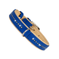 Glamour Collar Color Azul de Cristales Pequeños Talla Extra Chico