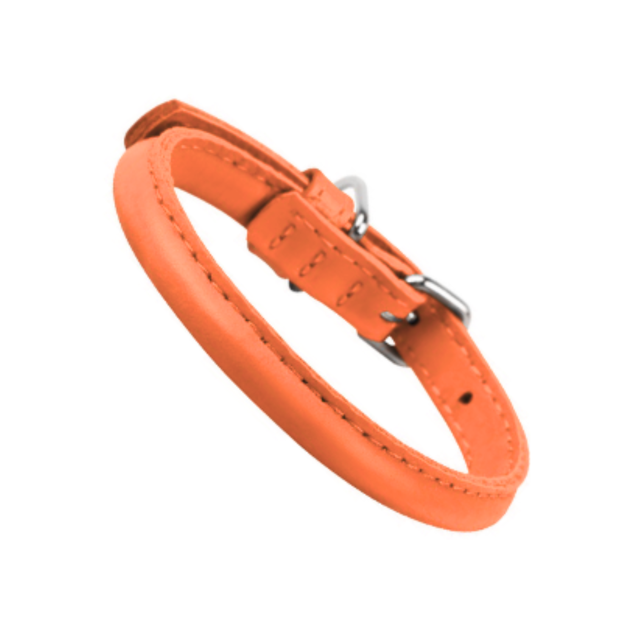 Glamour Collar Redondo Color Naranja Talla Extra Chico