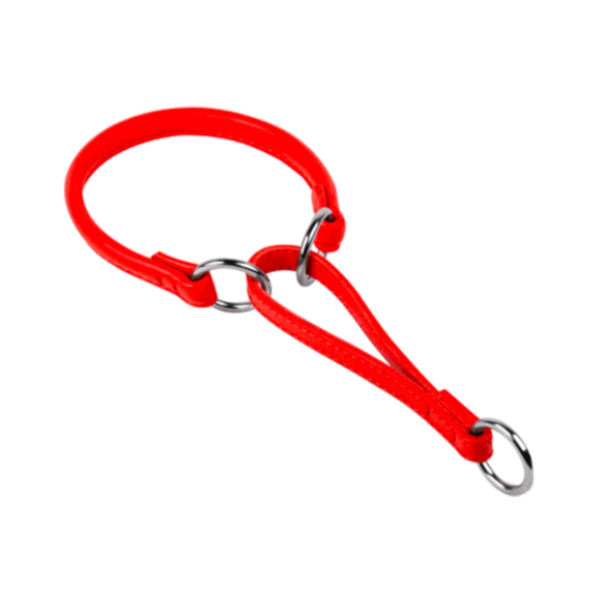 Glamour Collar Martingale Choke Rojo Para Perro Talla G