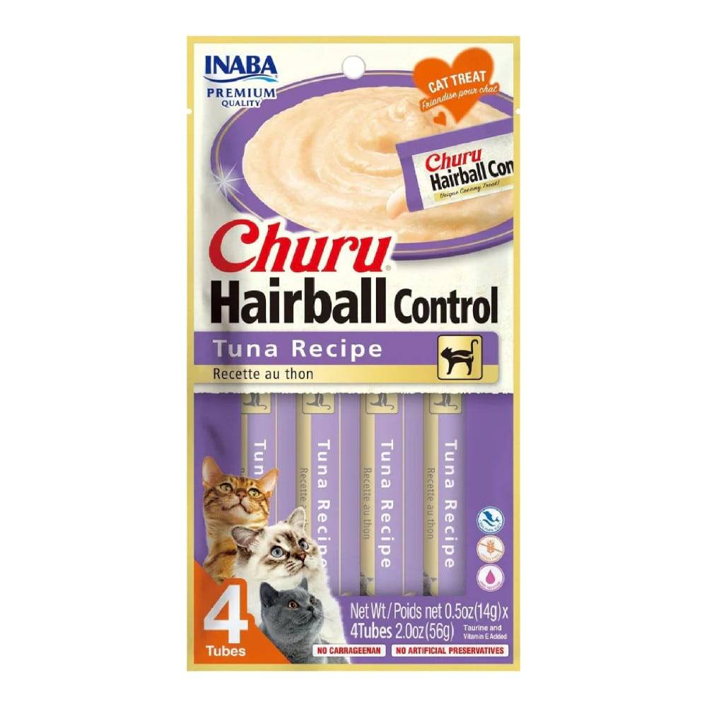 Churu Premios para Gato Atún Hairball Cat 4 tubos de 14 gr