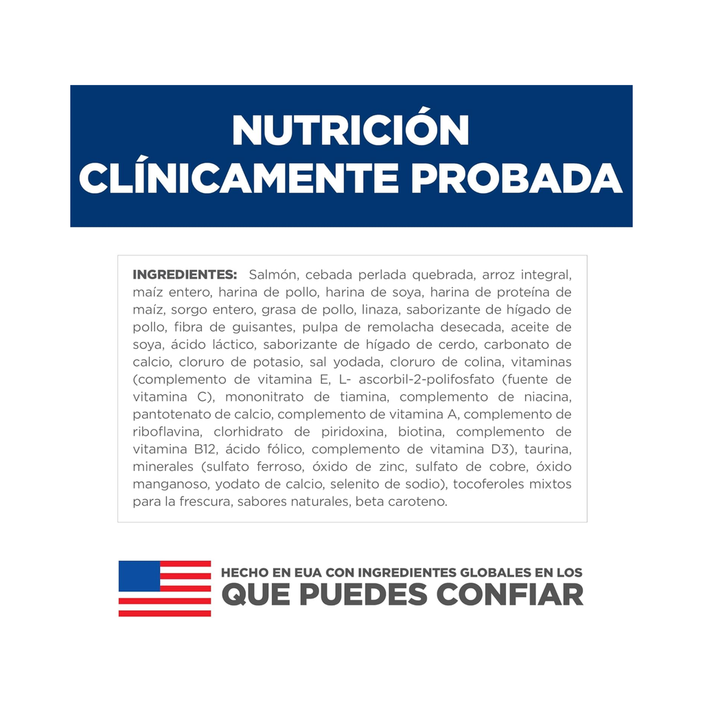 Hill's Science Diet Adult, alimento saludable perro adulto receta de salmón, 6.3 kg