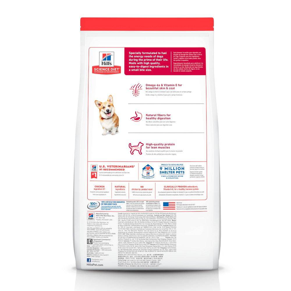 Hill's Science Diet Adulto Small Bites sabor pollo para perro