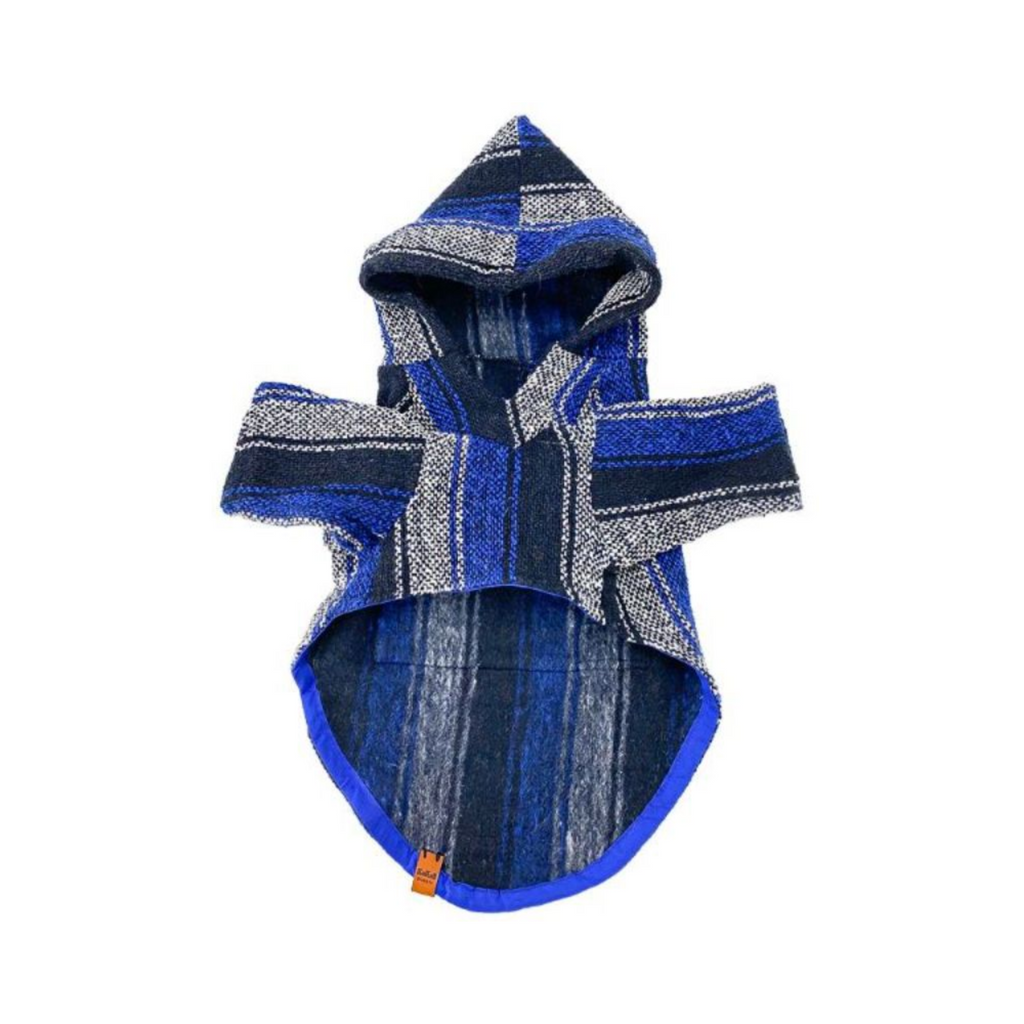 Kokoli Sueter Poncho Color Azul Talla XL