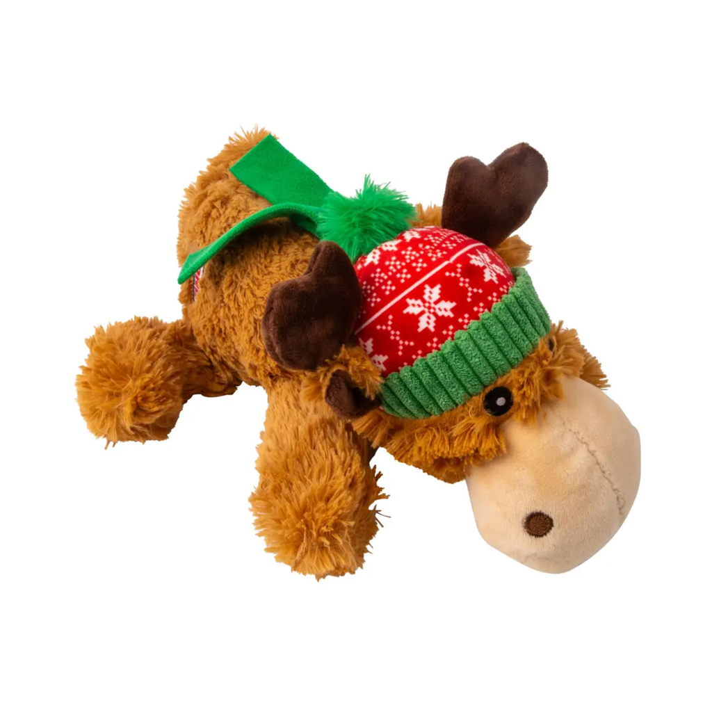 KONG Holiday Cozie Reindeer Juguete Mediano de Navidad para Perro